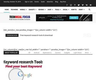 Technicalfocus.in(Tech news india) Screenshot