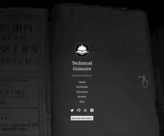 Technicalgrimoire.com(The Grimoire) Screenshot