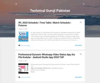 Technicalgurujipakistan.com(Technical Guruji Pakistan) Screenshot