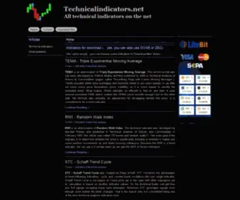 Technicalindicators.net(Technical indicators for download in Excel files) Screenshot