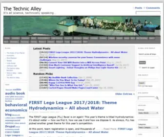 Technicalley.com(The Technic Alley) Screenshot