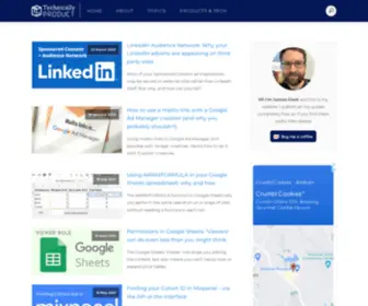 Technicallyproduct.co.uk(Technically Product) Screenshot