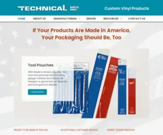 Technicalmanufacturinginc.com(Custom Product Packaging) Screenshot