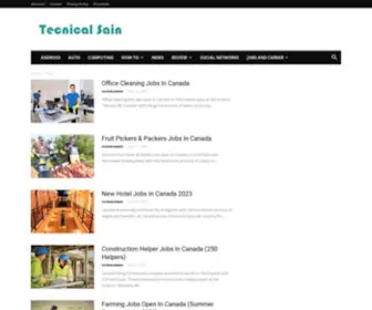 Technicalsain.com(Technical Sain) Screenshot