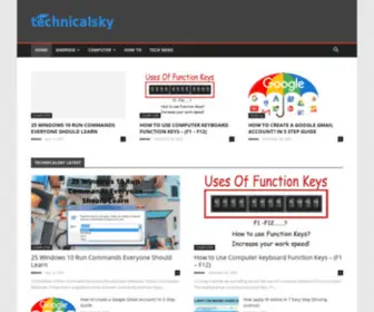 Technicalsky.com(Technical Sky) Screenshot