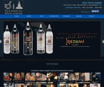 Technicaltattoosupply.com(Tattoo Supplies and Piercing Equipment) Screenshot