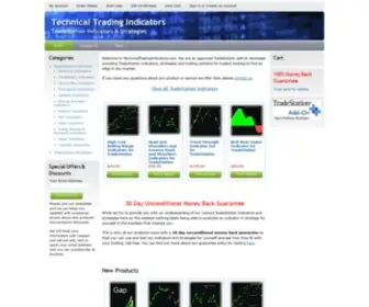 Technicaltradingindicators.com(TradeStation Indicators plus TradeStation Strategies and Trading Systems) Screenshot