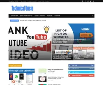 Technicaluncle.com(Technical Uncle) Screenshot