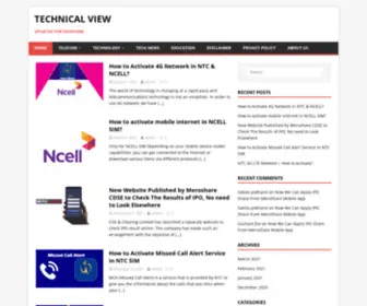 Technicalviewblog.com(Technical View Blog) Screenshot