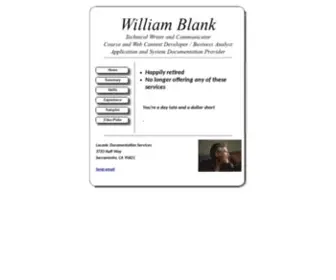 Technicalwrites.com(Bill Blank) Screenshot