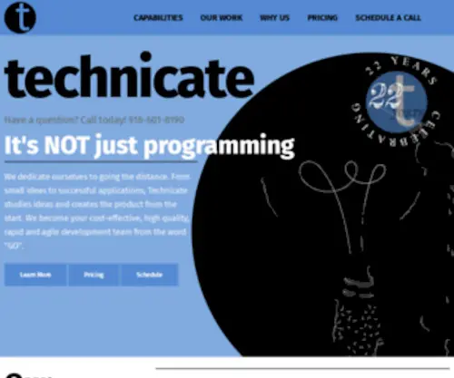 Technicate.com(Technicate Solutions) Screenshot