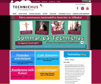 Technichus.se(Technichus Science Center) Screenshot