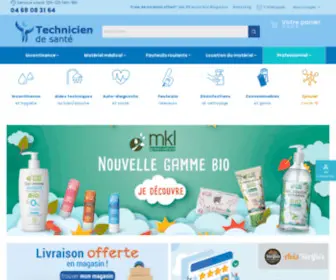 Techniciendesante.fr(Technicien de santé) Screenshot