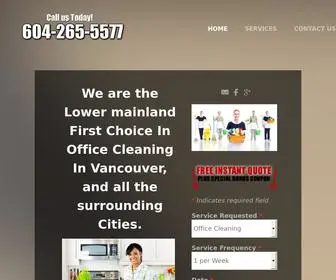 Technicleanindustries.org(Vancouver Janitorial Service) Screenshot