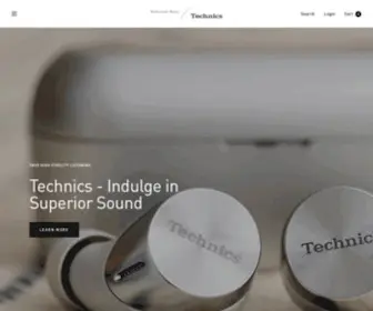 Technics.com(Technics product overzicht) Screenshot