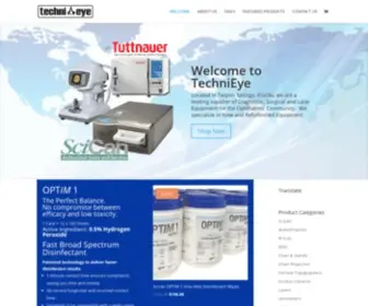 Technieye.com(Ophthalmic Equipment Supplier & Sales) Screenshot