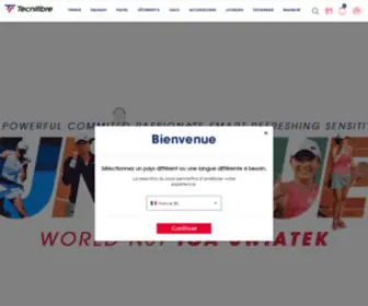 Technifibre.com(Equipement, actu, conseil tennis, squash, padel) Screenshot