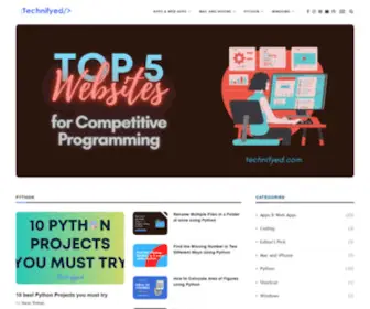 Technifyed.com(Simplifying Tech For Everyone) Screenshot