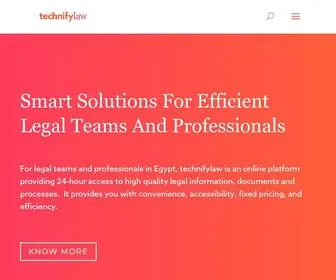 Technifylaw.com(Home) Screenshot