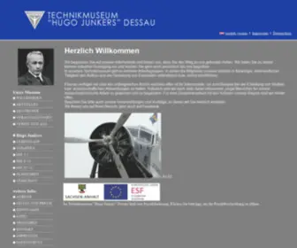 Technikmuseum-Dessau.de(Technikmuseum "Hugo Junkers" Dessau) Screenshot