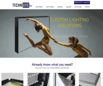 Techniliteinc.com(LED Light Box Signs) Screenshot