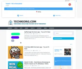 Techniorg.com(Source for getting the most out of gadgets) Screenshot