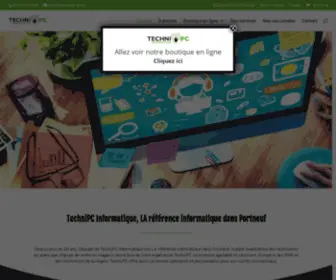Technipc.qc.ca(Techni PC) Screenshot