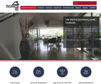 Technipro-Batiment.fr(Société Rénovation Lyon) Screenshot