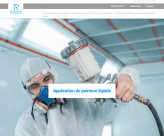 Techniquesrevetements.fr(Application de peinture industrielle sur Lyon et sa région) Screenshot