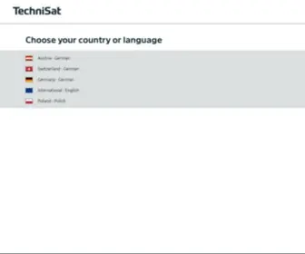 Technisat.com(Please select your area) Screenshot