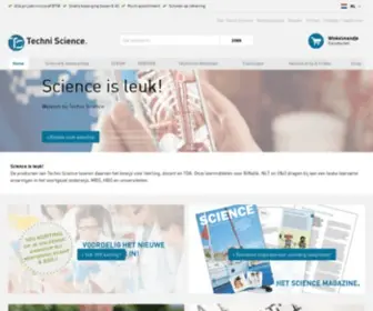 Techniscience.com(Techni Science Nederland) Screenshot