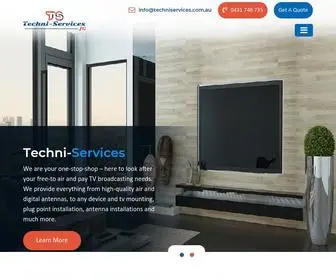 Techniservices.com.au(TV Antenna Installation) Screenshot