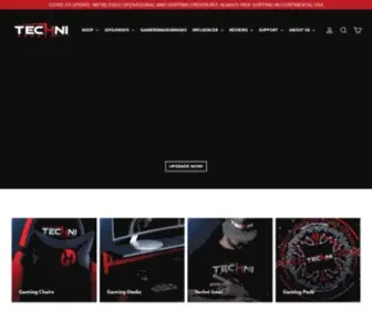 Technisportusa.com(Gaming Chairs & Desks) Screenshot