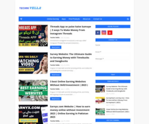 Technivella.com(Techni Vella) Screenshot