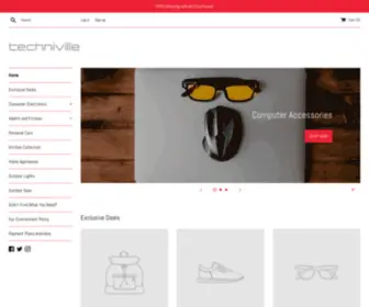 Techniville.com(Innovative products for everyday use) Screenshot