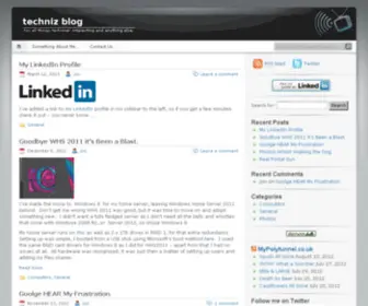 Techniz.co.uk(Techniz) Screenshot