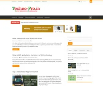 Techno-Pro.in(This blog) Screenshot