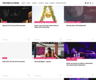 Technoandpizza.com(Techno & Pizza) Screenshot