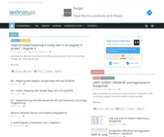 Technobytz.com(Technology, Programming, DBMS, SEO) Screenshot