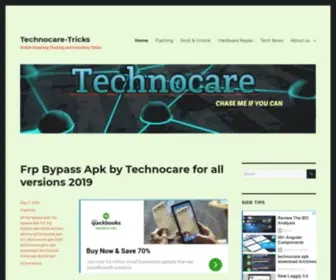 Technocaretricks.com(This website) Screenshot