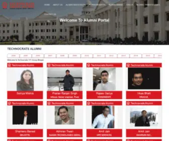 Technocratsalumni.com(Technocrats Alumni) Screenshot