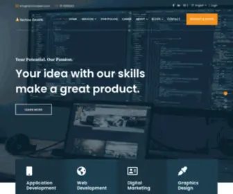 Technodawn.com(Techno Dawn Pvt) Screenshot