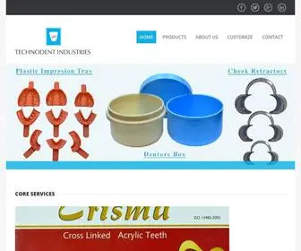 Technodent-IND.com(TECHNODENT INDUSTRIES) Screenshot