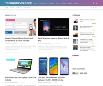 Technodeveloper.com(Technodeveloper) Screenshot