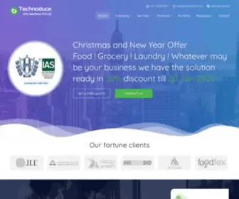 Technoduce.com(Best outsourcing software development company) Screenshot