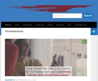 Technoeager.com(Technoeager tech news and articles) Screenshot