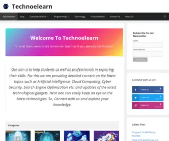 Technoelearn.com(Technoelearn) Screenshot