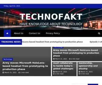 Technofakt.com(Have knowledge about Technology) Screenshot