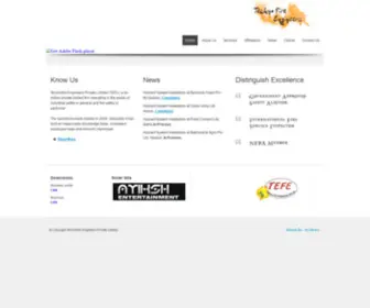 Technofireengineers.com(Techno Fire Engineers) Screenshot