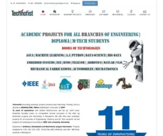 Technofist.com(Final Year Engineering Projects) Screenshot